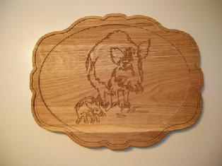 Platter for appetizers "Wild boar"